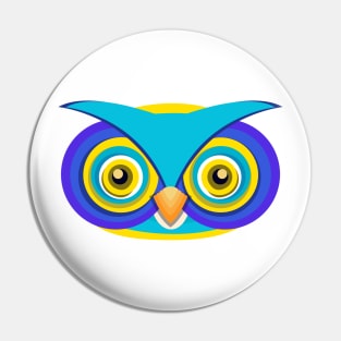 Hippie Owl Pin