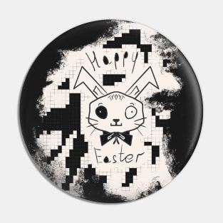 Spooky easter bunny Pin