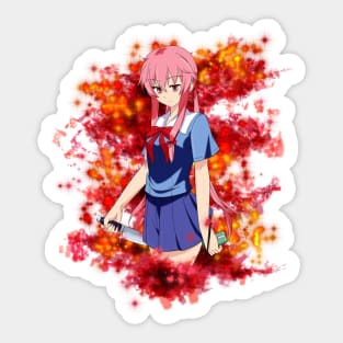 Mirai Nikki Characters Stickers for Sale