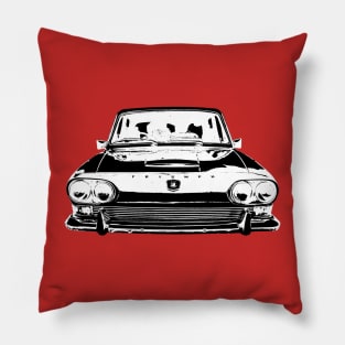 Triumph 2000 Mk1 classic 1960s British car monoblock black/white Pillow