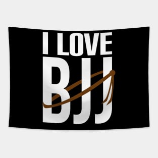 I love bjj brown belt Tapestry