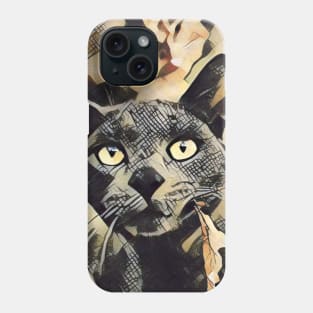 Cute Cat Pet Art Phone Case