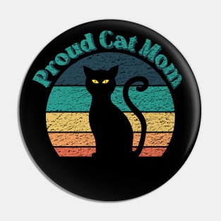 Proud Cat Mom Pin