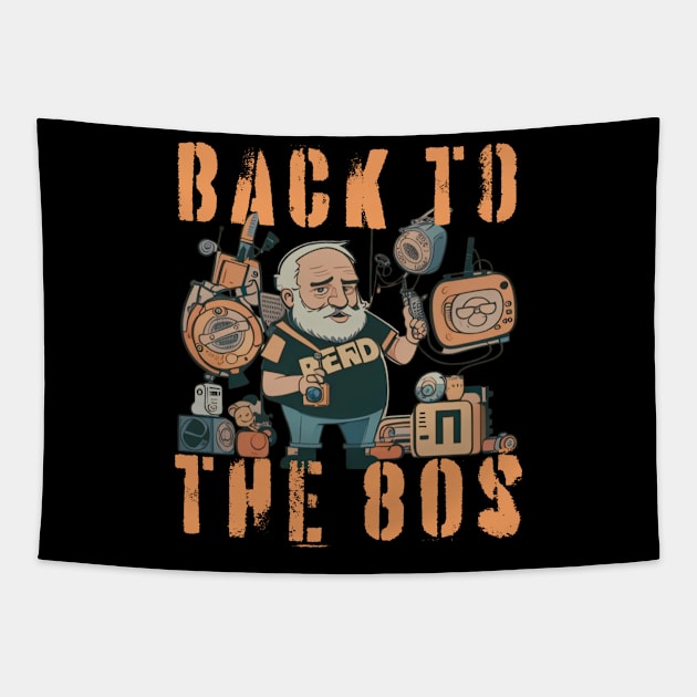 back to the 80s Tapestry by samsamteez