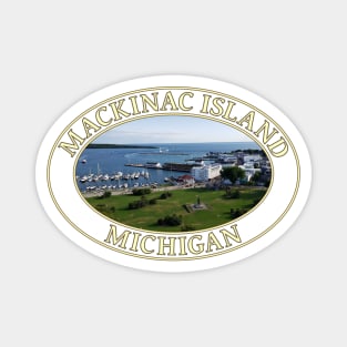 Mackinac Island Harbor in Michigan Magnet