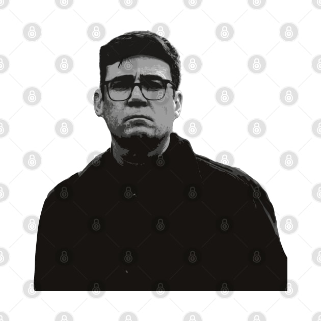 Andy Burnham | Mayor Manchester | Black Print by stuartjsharples