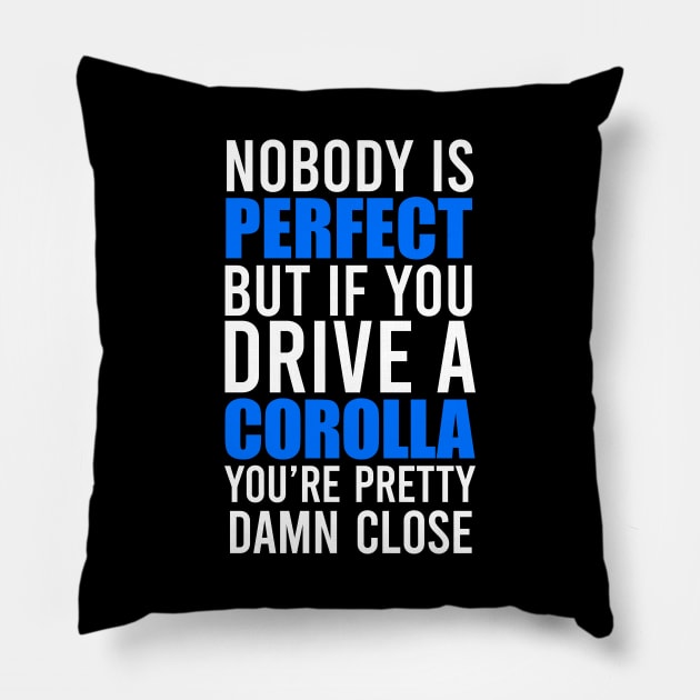 Corolla Owners Pillow by VrumVrum