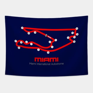 Miami Track Graphic Tapestry