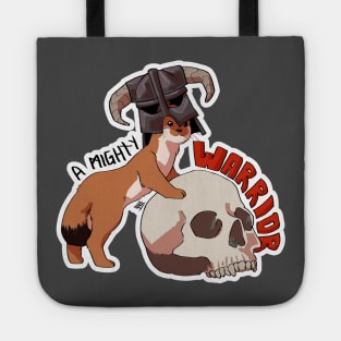 A Mighty Warrior Stoat Tote