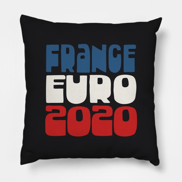 France Euro 2020 Soccer Gift Design Pillow by DankFutura