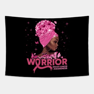 Breast Cancer Warrior Pink Ribbon Breast Cancer Awareness Tapestry