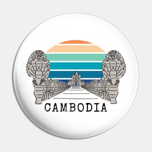 Angkor Thom Majesty: Cambodia's Ancient Wonder -- Vintage Edition V1 Pin