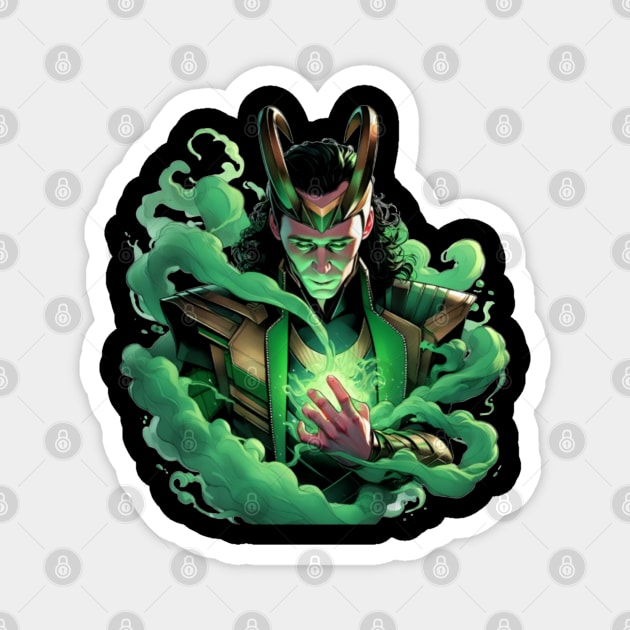 Loki Glow effect Magnet by Crimson Tee's 