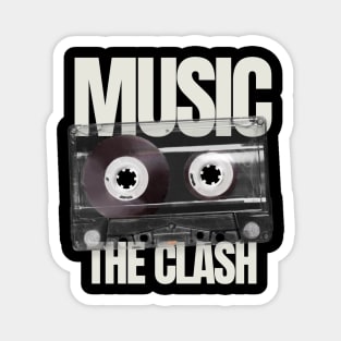 THE CLASH -  CASSETTE MUSIC Magnet