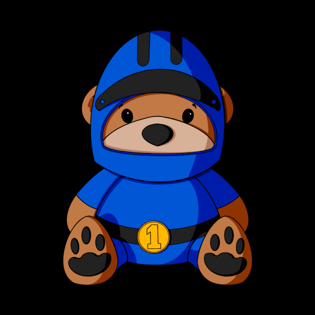 Racer Teddy Bear by Alisha Ober Designs