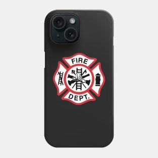 Fire Dept Maltese Cross Gifts Phone Case