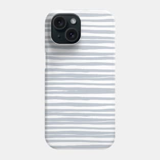 Simple Grey White Lines Phone Case