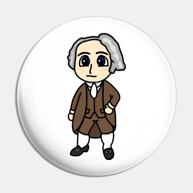 Chibi John Adams (Large Print) Pin by Aeriskate