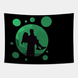 Romantic green bubble Tapestry