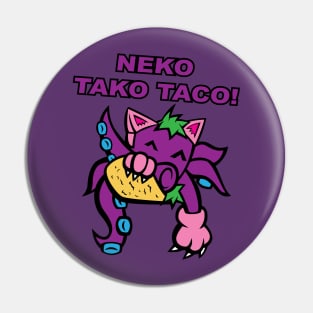 Neko Tako Taco! (English) Pin