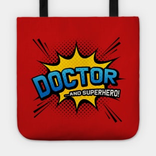 Doctor & Superhero - Comic Book Style Tote