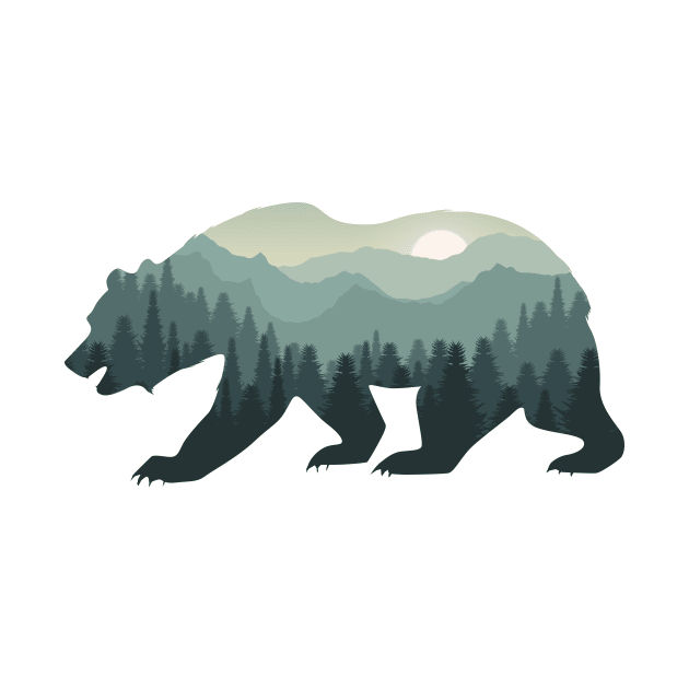 mountain bear by designs4up