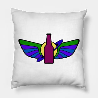 Buzz Lightbeer Badge Pillow