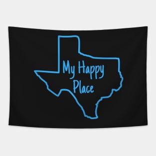 Texas Is My Happy Place Tapestry