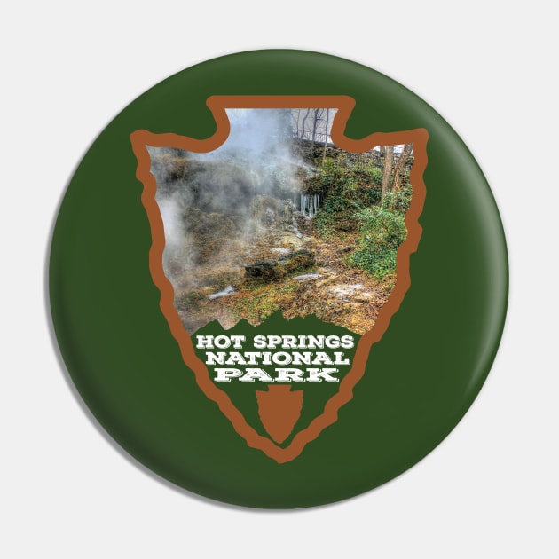 Hot Springs National Park arrowhead Pin by nylebuss