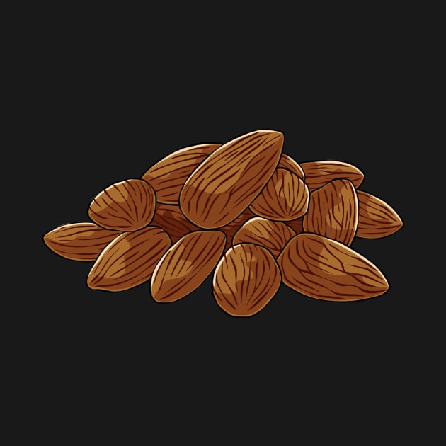 Almonds Nut Nuts Almond by fromherotozero