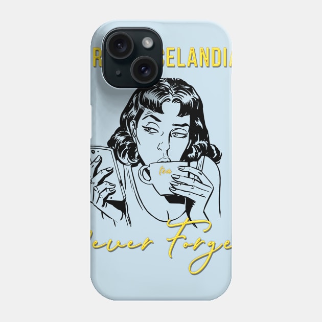 Romancelandia Never Forgets - Yellow Phone Case by MemeQueen