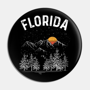Vintage Retro Florida State Pin