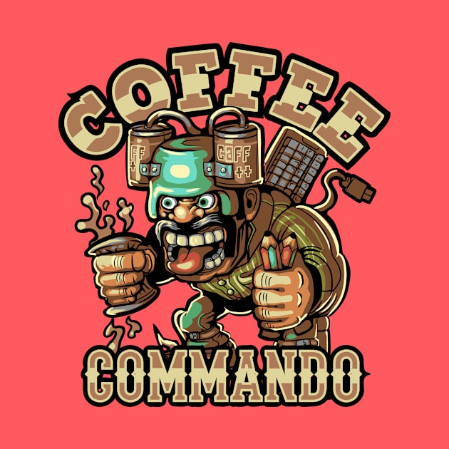 Coffee Commando by wuhuli