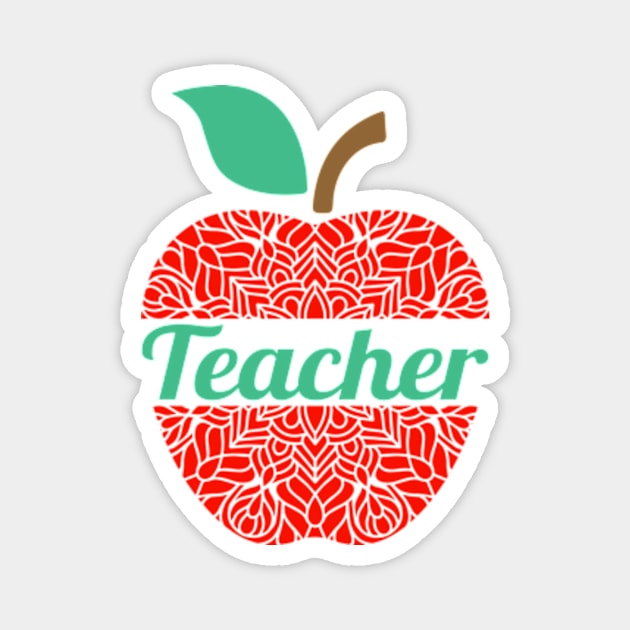 Apple Teacher Magnet by Hashop