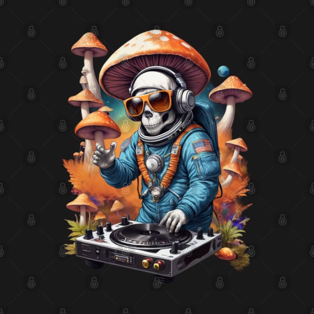 Techno Space Dj - Catsondrugs.com - lsd, acid, drugs, trippy, trip, psychedelic, hippie, drug, funny, science, rave, party, tumblr, weed, mushrooms by catsondrugs.com