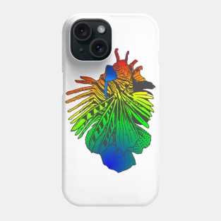 Rainbow Pride Exotic Tropical Beach Lionfish Phone Case