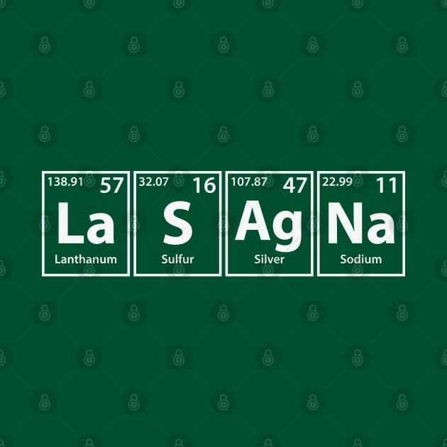 Lasagna (La-S-Ag-Na) Periodic Elements Spelling by cerebrands