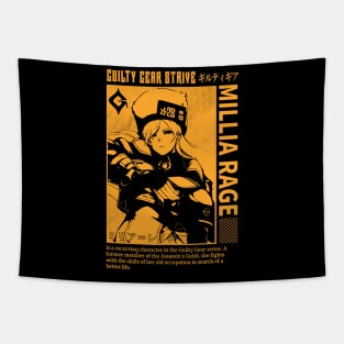 Millia guilty strive orange Tapestry