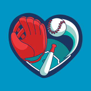 I love baseball mini T-Shirt