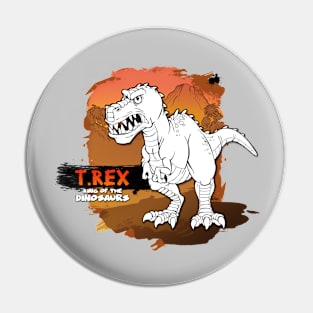 T_rex_Cartoon Pin