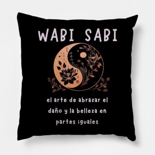 Cita filosófica de Wabi sabi para los amantes de Japón Pillow