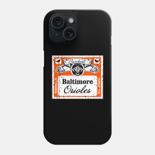 FRONT & BACK print Vintage Baltimore Beer Phone Case