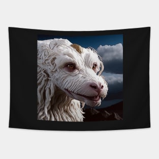 Falkor The Luck Dragon From The Neverending Story, AI Generated Art Tapestry