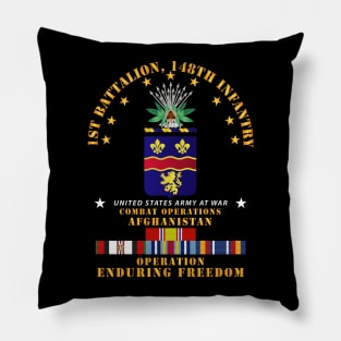 1st Bn 148th Infantry - Cbt Opns - OEF w AFGHAN SVC Pillow