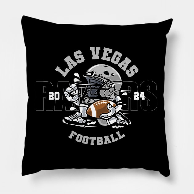 Las Vegas Football Pillow by Nagorniak