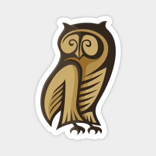 Owl Symbol Colour Magnet