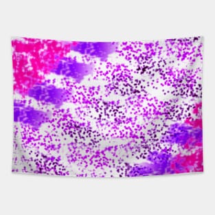 Sponge Print Pink/Purple/Black Tapestry