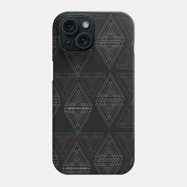 the march of triangles Phone Case by LLLTees