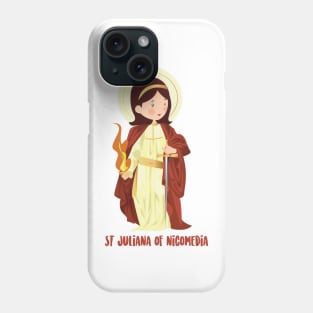 Santa Juliana de Nicomedia Phone Case