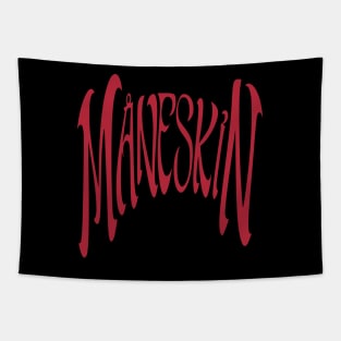 Red Måneskin design Tapestry